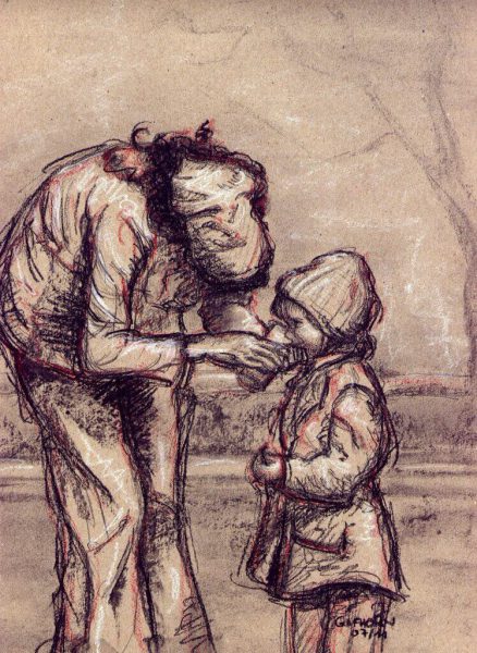 Mutterliebe / 24x30,5 cm / 2011