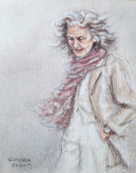 Zeitlose Schönheit / 12x12 cm / 2019